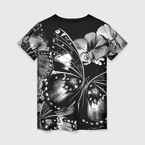Женская футболка Шинобу Кочо - бабочка / 3D-принт – фото 2