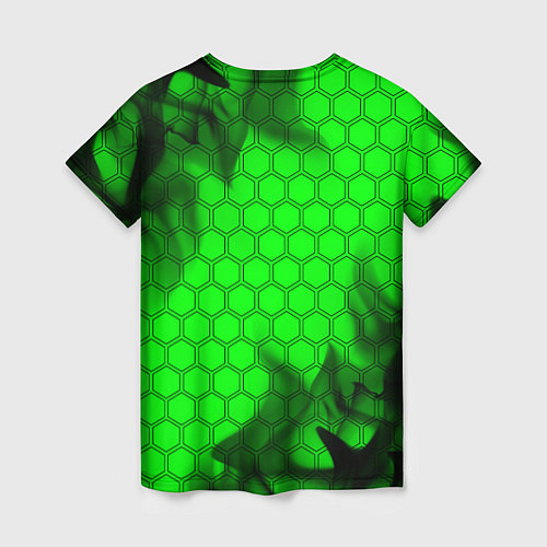Женская футболка MINECRAFT - Зеленый Крипер / 3D-принт – фото 2