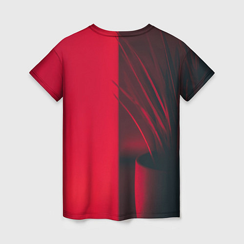 Женская футболка Красное виденье / 3D-принт – фото 2
