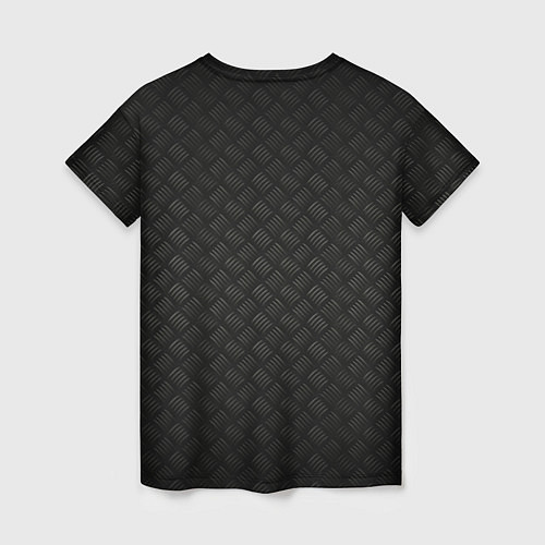 Женская футболка Обновленный металлический логотип VOLVO / 3D-принт – фото 2