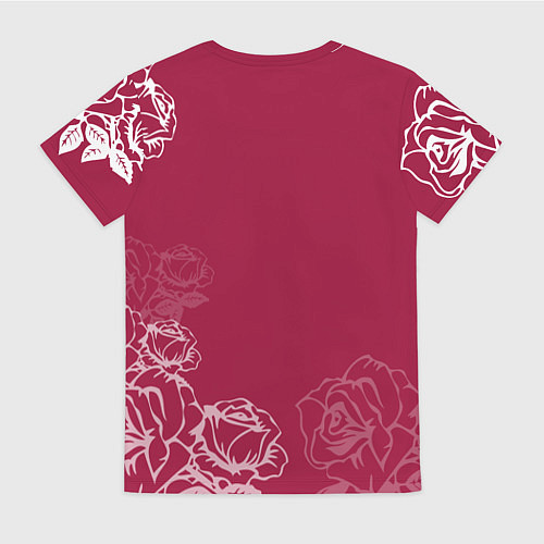 Женская футболка Её величество Прекрасная Настя! / 3D-принт – фото 2