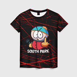 Футболка женская Мультфильм Южный парк Эрик South Park, цвет: 3D-принт