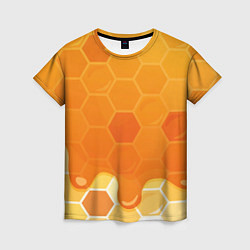 Футболка женская Мёд от пчёл, цвет: 3D-принт