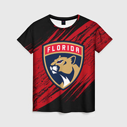 Женская футболка Florida Panthers, Флорида Пантерз, NHL