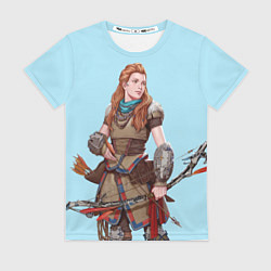 Футболка женская Воин Элой, цвет: 3D-принт