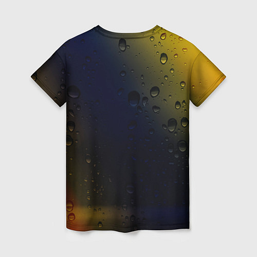 Женская футболка РЕНО Дождь / 3D-принт – фото 2