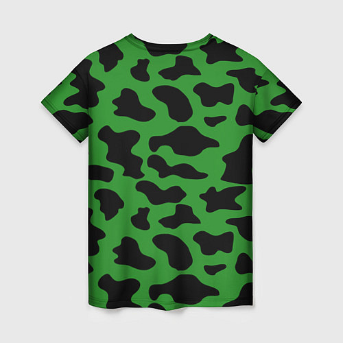 Женская футболка Армейский камуфляж / 3D-принт – фото 2