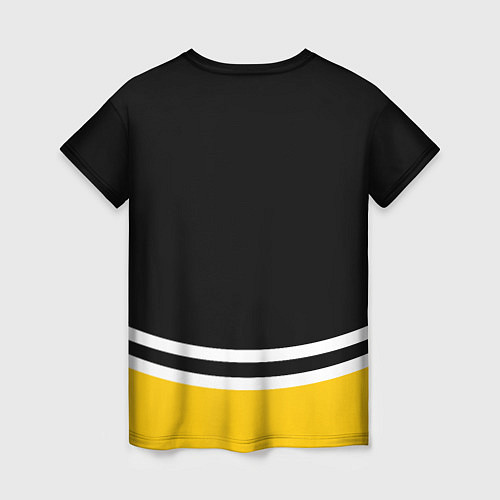 Женская футболка Pittsburgh Penguins Питтсбург Пингвинз / 3D-принт – фото 2