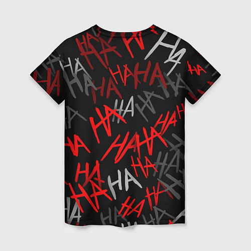 Женская футболка HA HA HA / 3D-принт – фото 2