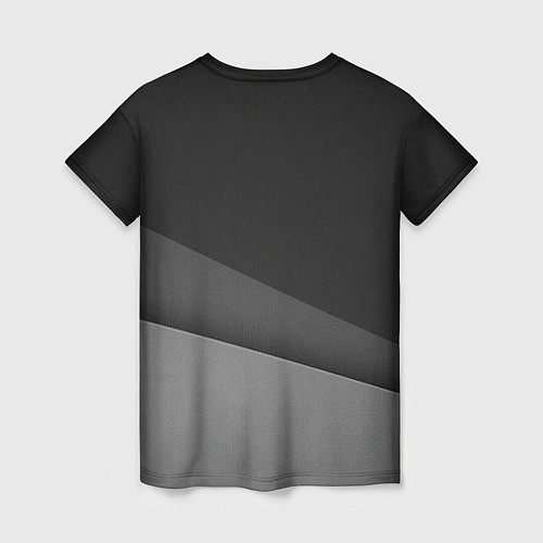 Женская футболка JAGUR оттенки серого / 3D-принт – фото 2