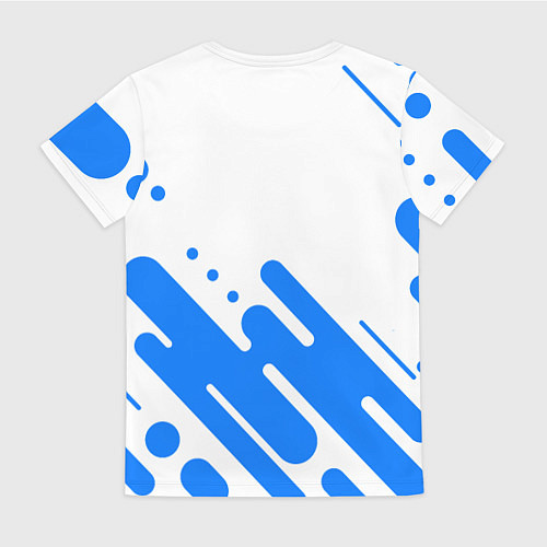 Женская футболка СУБАРУ Autosport Абстракция / 3D-принт – фото 2