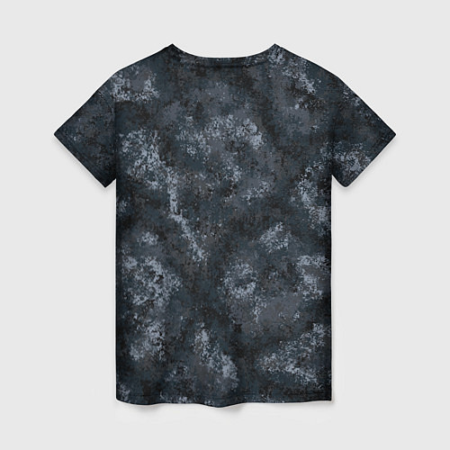 Женская футболка Камуфляж Паук Ночь / 3D-принт – фото 2