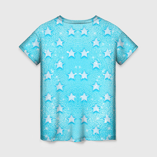 Женская футболка Большой голубой слон / 3D-принт – фото 2