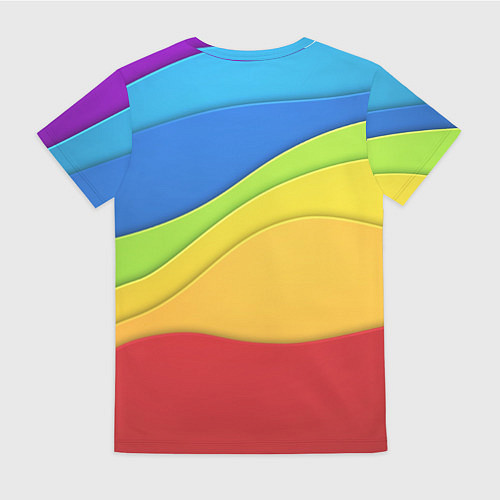 Женская футболка Fashion pattern 2022 Wave / 3D-принт – фото 2