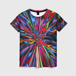 Футболка женская Color pattern Impressionism, цвет: 3D-принт
