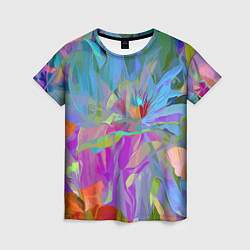 Женская футболка Abstract color pattern Summer 2022