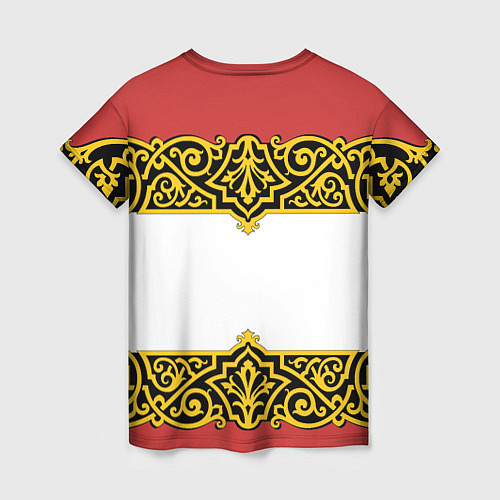 Женская футболка Славянский узор Вензеля 3D 2 / 3D-принт – фото 2
