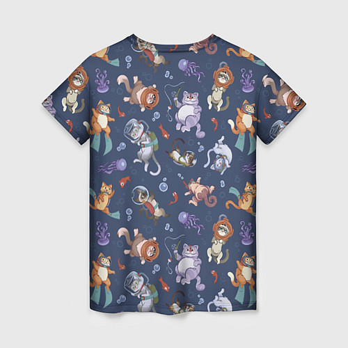 Женская футболка Морские Котики: Цветное / 3D-принт – фото 2