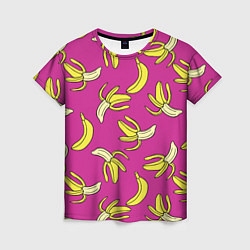 Женская футболка Banana pattern Summer Color