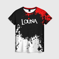 Женская футболка Louna band