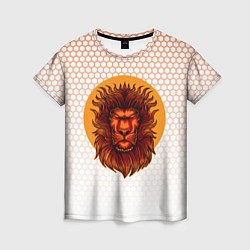 Футболка женская Солнечный лев, цвет: 3D-принт