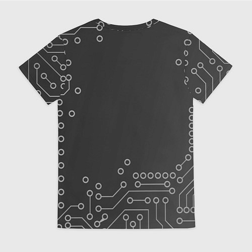 Женская футболка Панам арт Cyberpunk 2077 / 3D-принт – фото 2