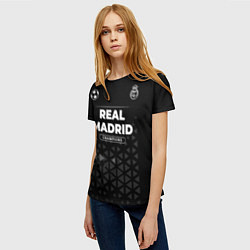 Футболка женская Real Madrid Форма Champions, цвет: 3D-принт — фото 2