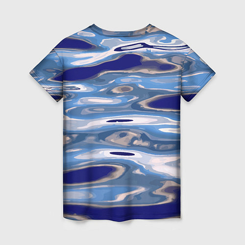 Женская футболка Волна Тихий океан / 3D-принт – фото 2