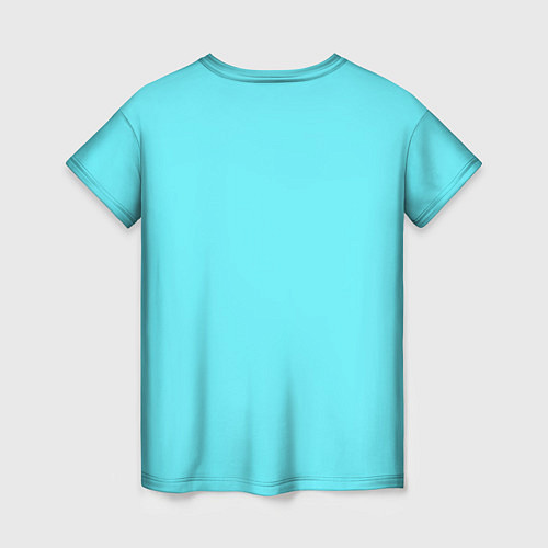 Женская футболка КОШКА С ВЕЕРОМ / 3D-принт – фото 2