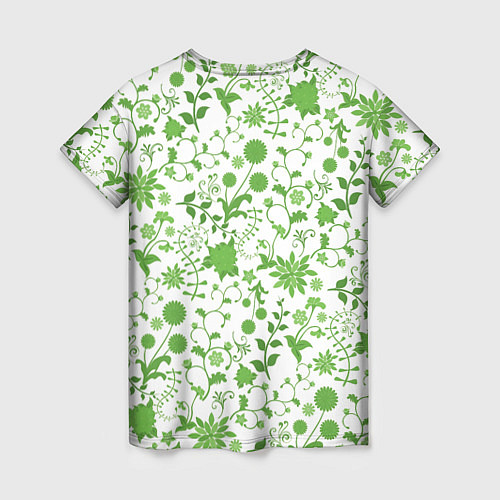 Женская футболка Зелёное поле / 3D-принт – фото 2