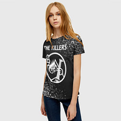 Футболка женская The Killers - КОТ - Краска, цвет: 3D-принт — фото 2
