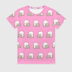 Женская футболка Котяшки обнимашки