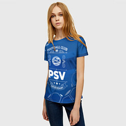 Футболка женская PSV FC 1, цвет: 3D-принт — фото 2