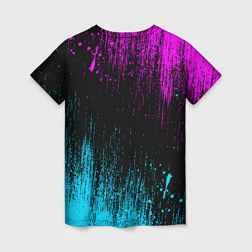 Женская футболка The prodigy neon / 3D-принт – фото 2