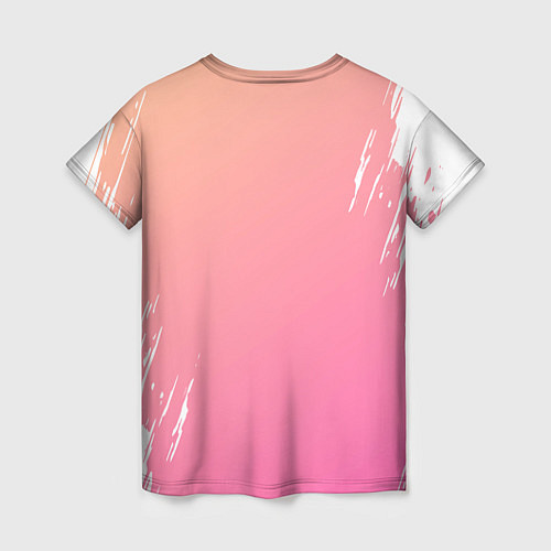 Женская футболка Twice - название и лого группы под Градиент / 3D-принт – фото 2