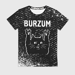 Женская футболка Burzum Rock Cat