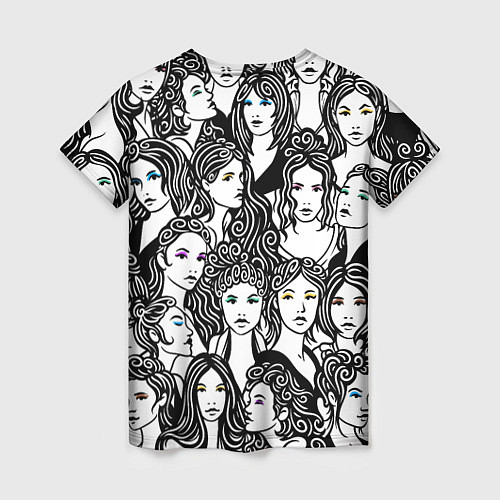 Женская футболка 26 девушек / 3D-принт – фото 2