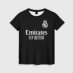 Женская футболка Real Madrid Vinicius Jr Реал Мадрид Винисиус