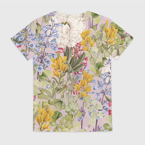 Женская футболка Цветы Удивительное Лето / 3D-принт – фото 2