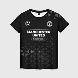 Футболка женская Manchester United Champions Uniform, цвет: 3D-принт