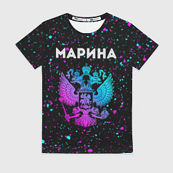 Женская футболка Марина Россия
