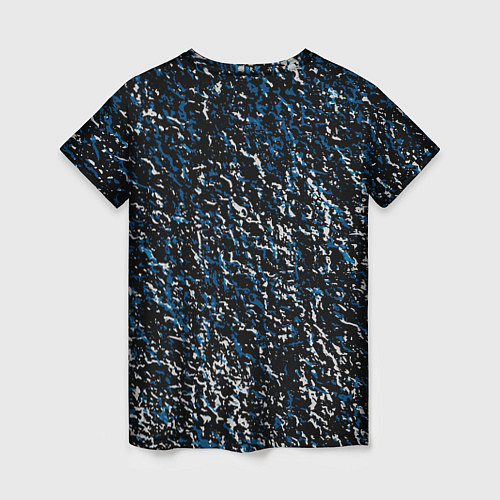 Женская футболка Псж paris брызги красок / 3D-принт – фото 2
