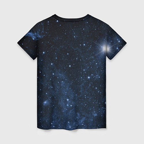 Женская футболка Stellaris Black Hole Logo / 3D-принт – фото 2