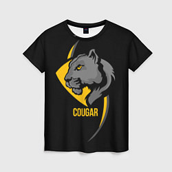 Женская футболка Cougar - пума