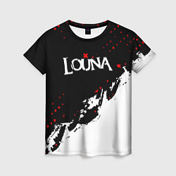 Футболка женская Louna band - лоуна, цвет: 3D-принт