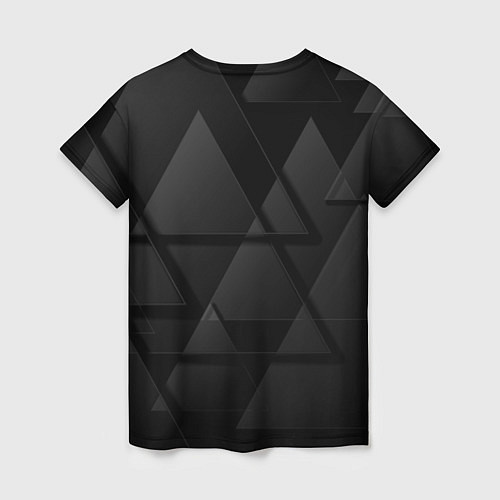 Женская футболка Citroen Треугольники / 3D-принт – фото 2