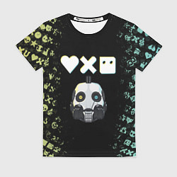 Женская футболка Love, Death and Robots Pattern