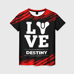 Футболка женская Destiny Love Классика, цвет: 3D-принт