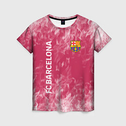 Футболка женская Barcelona Пламя, цвет: 3D-принт