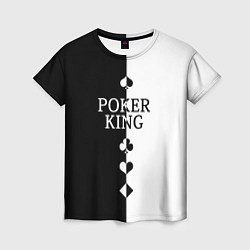 Футболка женская Король Покера Black, цвет: 3D-принт